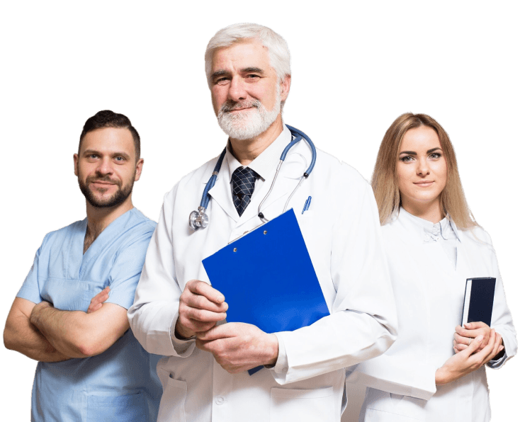 Professional doctor using TibaPoint