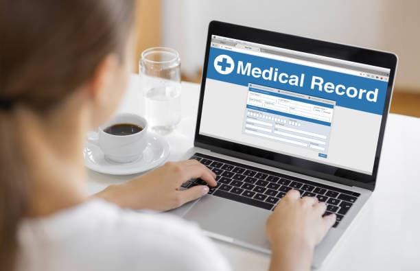 Medical records dashboard